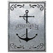 Wholesale - 15"x19" Anchor Embss Galvanized Metal Wall Sign C/P 6, UPC: 651961727279